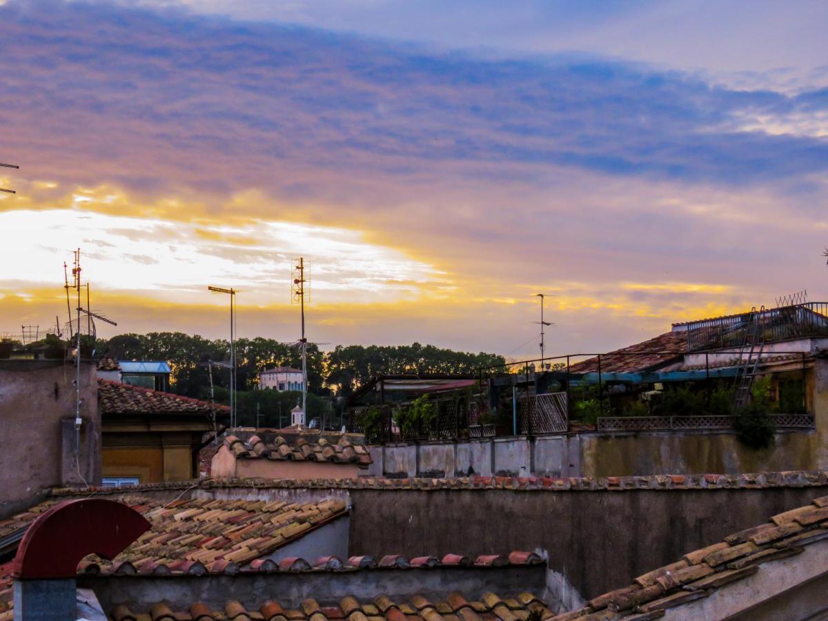 Mattia'S Penthouse - View Over Trastevere Roofs Řím Exteriér fotografie